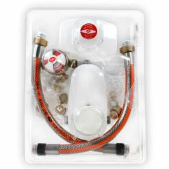 FAVEX Kit Propane Bi-bouteille - Lyres Inox 35cm - 4.0kg/h - 37mbar