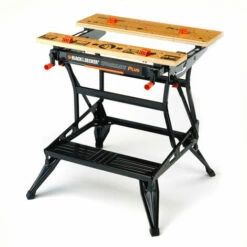BLACK & DECKER Etabli-étau Workmate Pliable Grand Format - Charge Maximale : 250 Kg - Structure En Acier Et Mâchoires En Bambou WM825-XJ BLACK+DECKER -FAVEX Soldes Boutique 13949981 5