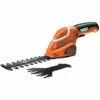 BLACK & DECKER Cisaille - Sculpte-haies Sans Fil - 7,2 V - Cisaille 100 Mm, écartement 23mm - Sculpte-haies 130 Mm, écartement 8mm (GSL700-QW) -FAVEX Soldes Boutique 13949991 1