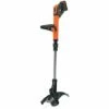 BLACK & DECKER Coupe-bordures Sans Fil - 28 Cm - 18 V - 2 Ah - Vitesse Variable Eco-Turbo - Tête 180° Et Roue Dresse-bordures (STC1820PC-QW) 1 BLACK & DECKER Coupe-bordures Sans Fil - 28 Cm - 18 V - 2 Ah - Vitesse Variable Eco-Turbo - Tête 180° Et Roue Dresse-bordures (STC1820PC-QW) -FAVEX Soldes Boutique 13949999 1