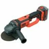 BLACK & DECKER Meuleuse D'angle Sans Fil - 18V - 4 Ah - 8000 Trs/mn - 1 Batterie - 1 Disque - Poignée 3 Positions (BCG720M1-QW) -FAVEX Soldes Boutique 13950008 1