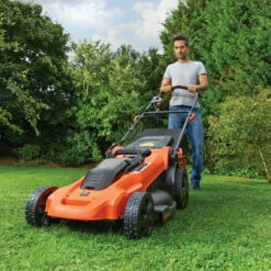 BLACK & DECKER Tondeuse Sans Fil - 36 V - 2 X 2 Ah - 48 Cm - 7 Hauteurs Réglables De 38 à 100 Mm - 2 Batteries (CLMA4820L2-QW) -FAVEX Soldes Boutique 18777839 4