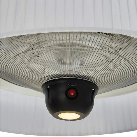 Favex - Chauffage Sirmione Suspendu Blanc - Electrique - Extérieur - Jusqu'à 8 M² - 74 X 74 X 33,5 Cm - Blanc 7 Favex - Chauffage Sirmione Suspendu Blanc - Electrique - Extérieur - Jusqu'à 8 M² - 74 X 74 X 33,5 Cm - Blanc – Image 5