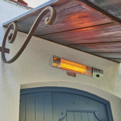 Favex - Barrette Chauffante Alba - Extérieur - Structure Acier - 4 M² - Télécommande - Support Adaptable 25 à 40 Cm - 60 X 10 X 12 Cm - Gris -FAVEX Soldes Boutique 18809679 4