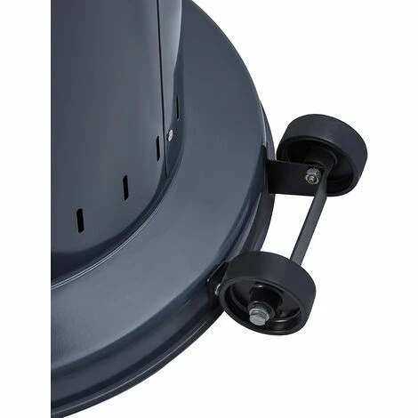 Favex - Parasol Chauffant Gaz Anthracite - Extérieur - Prêt à L'emploi Livré Avec Tuyau Et Détendeur - 3 à 8 KW - 12 M² - Housse, Roulettes Et Connectique Incluse - 76 X 76 X 230 - Gris 7 Favex - Parasol Chauffant Gaz Anthracite - Extérieur - Prêt à L'emploi Livré Avec Tuyau Et Détendeur - 3 à 8 KW - 12 M² - Housse, Roulettes Et Connectique Incluse - 76 X 76 X 230 - Gris – Image 5