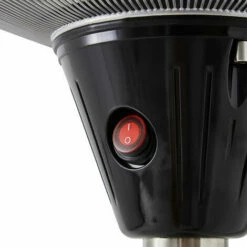 Favex - Parasol Chauffant électrique Milan Rétractable- Extérieur - 3 Puissances De Chauffe - Économique - Résistant - 58,5 X 58,5 X170/ 205 Cm - Argent -FAVEX Soldes Boutique 18809698 3