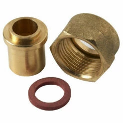 Raccord 2 Pièces Avec Joint - écrou M20x150 / à Souder Sur Tube Cuivre Ø8 - Favex