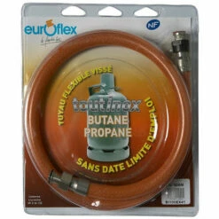 FAVEX Flexible Inox Propane/Butane (à Vie) - écrou 20x150 / écrou 1/2 - Longueur 1m