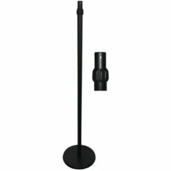 Favex - Socle + Mat Noir Pour Parasol Chauffant Bari 3 Têtes - Hauteur Ajustable - Noir