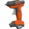 BLACK & DECKER BDCGG12S1-QW Pistolet à Colle Sans Fil - 12 V - 1,5 Ah - 28m De Surface Collée En 1 Batterie - 1 Batterie - 4 Bâtons De Colle -FAVEX Soldes Boutique 34598958 1
