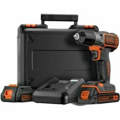 BLACK & DECKER Perceuse 18V 2 Batteries Autosense BLACK+DECKER ASD18KB-QW
