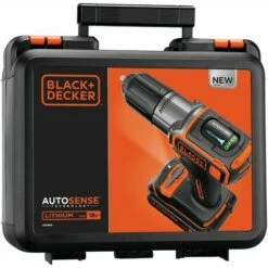 BLACK & DECKER Perceuse 18V 2 Batteries Autosense BLACK+DECKER ASD18KB-QW -FAVEX Soldes Boutique 34599011 5