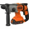 BLACK & DECKER Marteau Perforateur SDS+ 1,2J Sans Fil 18V Avec 1 Batterie 2Ah BLACK+DECKER BCD900D1S-QW -FAVEX Soldes Boutique 34599107 1