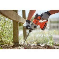 BLACK & DECKER Marteau Perforateur SDS+ 1,2J Sans Fil 18V Avec 1 Batterie 2Ah BLACK+DECKER BCD900D1S-QW -FAVEX Soldes Boutique 34599107 4