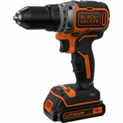 BLACK & DECKER Perceuse-Visseuse Sans Fil Brushless 18V 1 Batterie 1.5Ah + Coffret BLACK+DECKER BL186K-QW