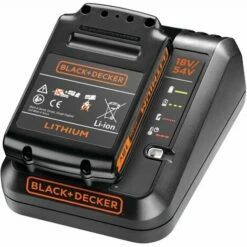 BLACK & DECKER STARTER KIT - Batterie Slide Pack LITHIUM 18 Volts 2Ah + Chargeur 2 Ah BLACK+DECKER BDC2A20-QW