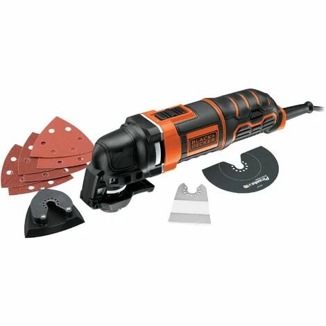 BLACK & DECKER Outil Multifonctions Oscillatoire 280W BLACK+DECKER MT280A-QS 3 BLACK & DECKER Outil Multifonctions Oscillatoire 280W BLACK+DECKER MT280A-QS