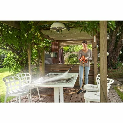 BLACK & DECKER Nettoyeur à Pression 24 Bars Sans Fil LITHIUM 18 V - 2 Ah BLACK+DECKER BCPC18D1-QW 5 BLACK & DECKER Nettoyeur à Pression 24 Bars Sans Fil LITHIUM 18 V - 2 Ah BLACK+DECKER BCPC18D1-QW – Image 3