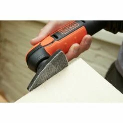 BLACK & DECKER KD900KA-QS Ponceuse De Détail Sans Fil - 12 V - 1,5 Ah - Plateau Triangulaire 89mm - 1 Batterie - 1 Abrasif Maille -FAVEX Soldes Boutique 34599465 4