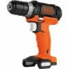 BLACK & DECKER Perceuse Visseuse 12V USB (sans Batterie) Black+Decker BDCDD12USB-XJ