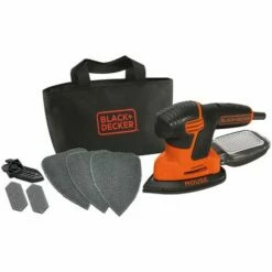BLACK & DECKER Ponceuse Mouse Filaire 120W Avec Accessoires BLACK+DECKER KA2000-QS