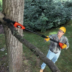 BLACK & DECKER GPC1820LB-QW Elagueur Sur Perche Sans Fil - 18 V - Sans Batterie - Manche Télescopique De 1,74 M à 2,92m - Branche Ø = 18cm -FAVEX Soldes Boutique 34599650 2