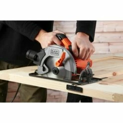 BLACK & DECKER Scie Circulaire Filaire - 5500 Rpm 1500W BLACK+DECKER CS1550-QS -FAVEX Soldes Boutique 34599664 4