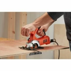 BLACK & DECKER Mini Scie Circulaire Filaire 400W - 3600 Tours/min BLACK+DECKER BES510-QS -FAVEX Soldes Boutique 34599688 3