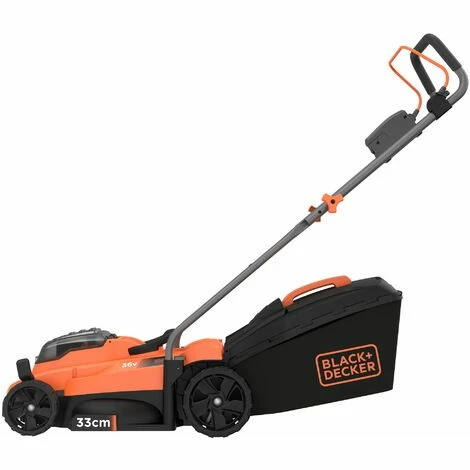 BLACK & DECKER Tondeuse 33cm - Sans Fil LITHIUM 36V - 2,5Ah BLACK+DECKER BCMW3336L1-QW 4 BLACK & DECKER Tondeuse 33cm - Sans Fil LITHIUM 36V - 2,5Ah BLACK+DECKER BCMW3336L1-QW – Image 2
