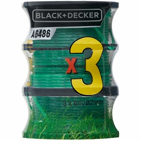 BLACK & DECKER Lot De 3 Bobines A6482 Reflex 6 M (2 + 1 Gratuite) BLACK+DECKER A6486-XJ 4 BLACK & DECKER Lot De 3 Bobines A6482 Reflex 6 M (2 + 1 Gratuite) BLACK+DECKER A6486-XJ – Image 2