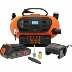 BLACK & DECKER Gonfleur-Compresseur Filaire Ou Sans Fil 18V BLACK+DECKER BDCINF18N-QS 11 BARS/ 160 PSI Livré Sans Batterie