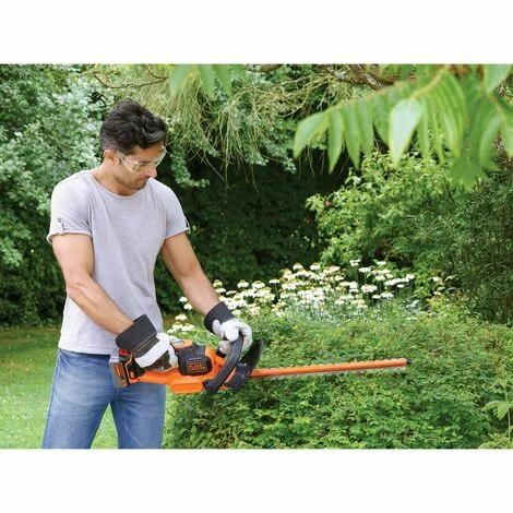 BLACK & DECKER Taille-Haies Sans Fil LITHIUM 18 V POWERCOMMAND- 4 Ah - 50 Cm BLACK+DECKER GTC18504PC-QW 5 BLACK & DECKER Taille-Haies Sans Fil LITHIUM 18 V POWERCOMMAND- 4 Ah - 50 Cm BLACK+DECKER GTC18504PC-QW – Image 3
