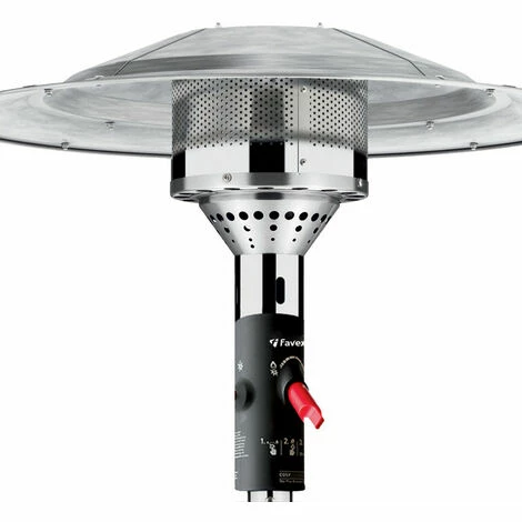 Favex - Parasol Chauffant Gaz Cosy Elegance Inox - Exterieur - 3 à 8 KW - 12m² - Prêt à L'emploi Livré Avec Tuyau Et Détendeur - 76 X 76 X 218 - Argent 5 Favex - Parasol Chauffant Gaz Cosy Elegance Inox - Exterieur - 3 à 8 KW - 12m² - Prêt à L'emploi Livré Avec Tuyau Et Détendeur - 76 X 76 X 218 - Argent – Image 3