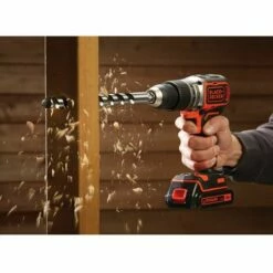 BLACK & DECKER Perceuse à Percussion Sans Fil Brushless 18v 50 Accessoires 4ah + 2.5ah BLACK+DECKER - BL188ME2SA-QW -FAVEX Soldes Boutique 53697208 4
