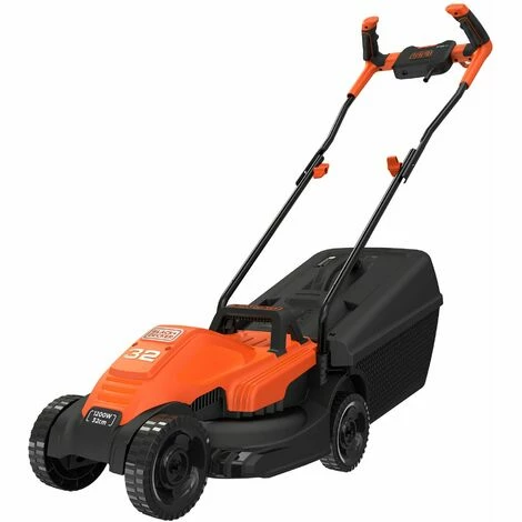BLACK & DECKER Tondeuse électrique 1200W BLACK+DECKER Largeur Coupe 32cm BEMW451BH-QS Surfaces Jusqu'à 300m² 3 BLACK & DECKER Tondeuse électrique 1200W BLACK+DECKER Largeur Coupe 32cm BEMW451BH-QS Surfaces Jusqu'à 300m²