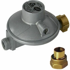 Détendeur Butane NF Basse Pression - 2,6kg/h - 28mb - Écrou Bouteille/à Souder 12 - Favex